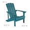 Flash Furniture Charlestown All-Weather Poly Resin Wood Adirondack Chairs in Sea Foam, PK4 4-JJ-C14501-SFM-GG - alternate 3